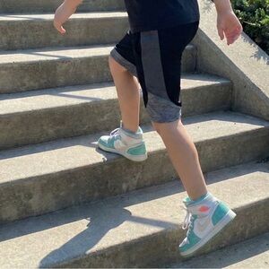 Nike Jordan Teal and White Sneakers Sz 12